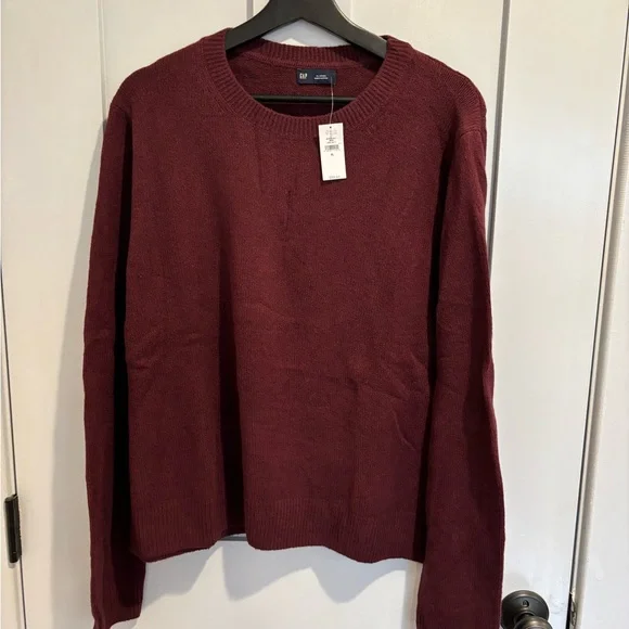 NWT GAP Women’s Crewneck Sweater - Wine - Picture 1 of 6